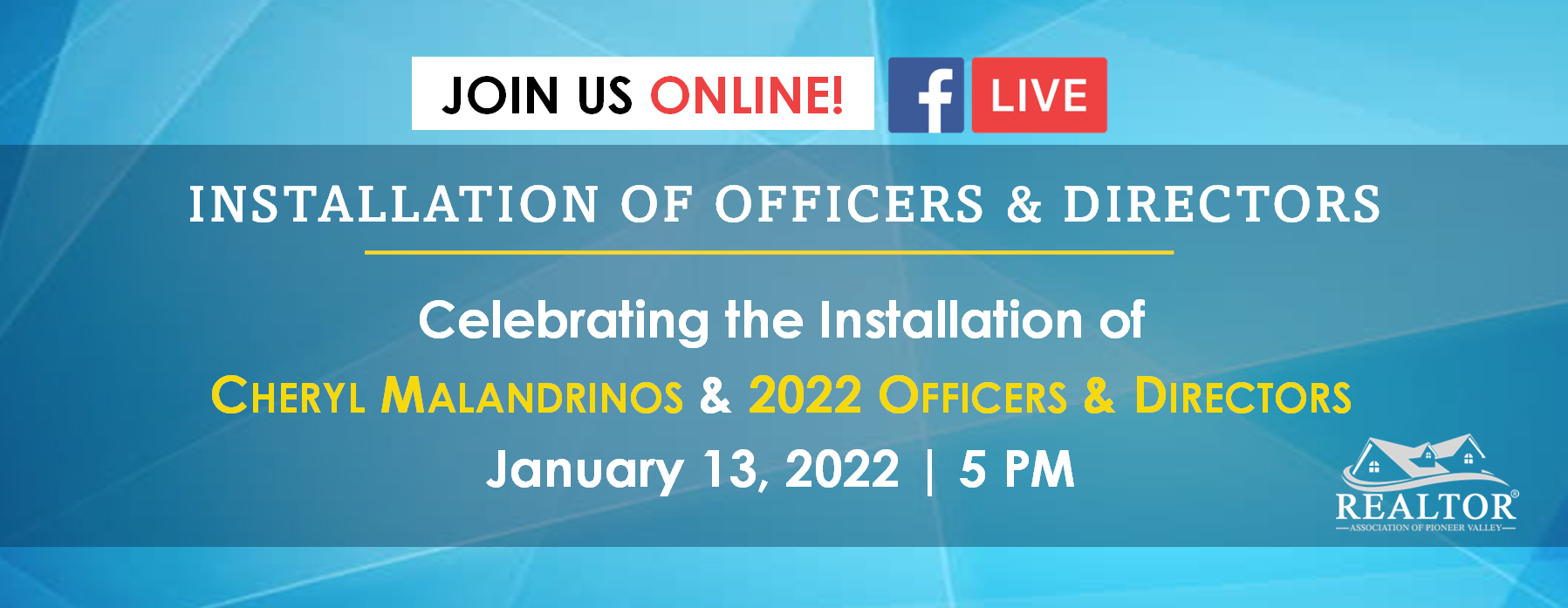 Important Notice: Installation of 2022 Officers & Directors - Realtor ...